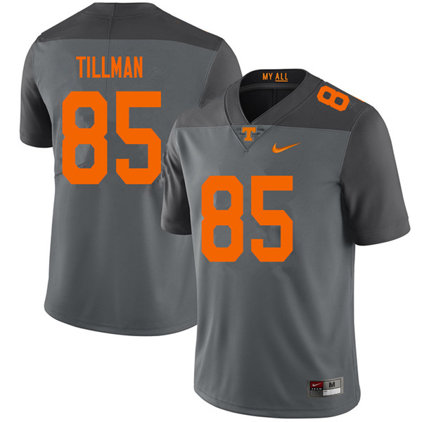 Men #85 Cedric Tillman Tennessee Volunteers College Football Jerseys Sale-Gray